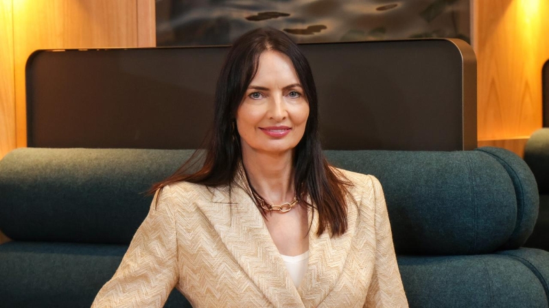 BHP leader Geraldine Slattery speaks at Melbourne Mining Club