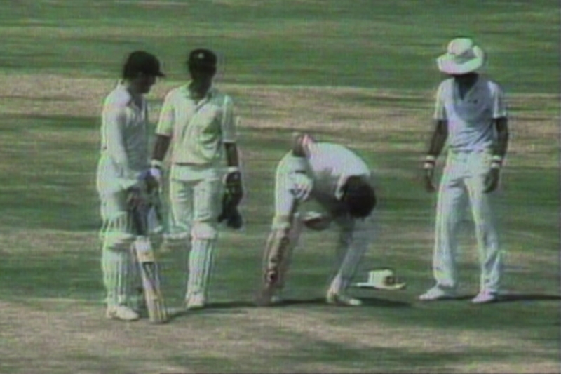 Dehydration, double centuries and the controversial decision in the 1986 Test draw