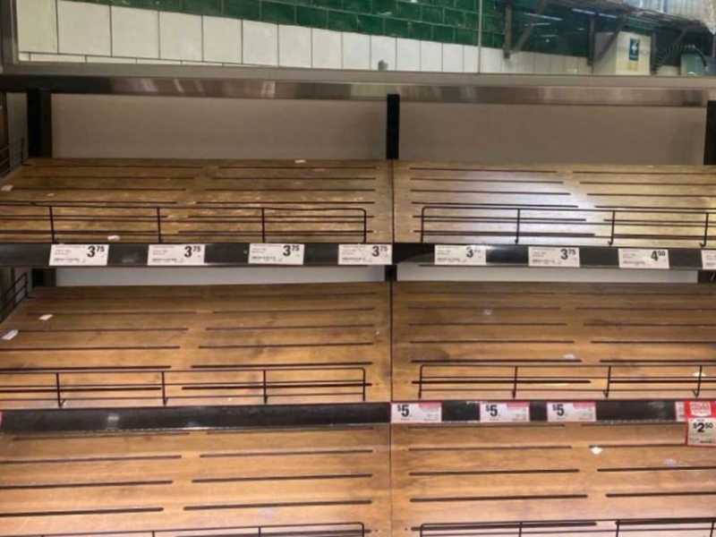 Major update in Woolworths strike as supermarket shelves stripped bare