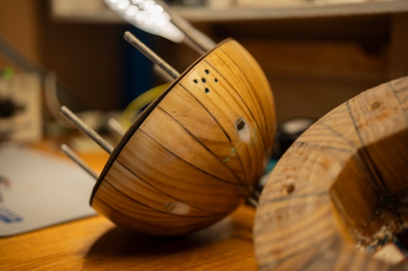 Wooden buoys built in Tasmania set for waters off Antarctica in bid to reduce ocean pollution