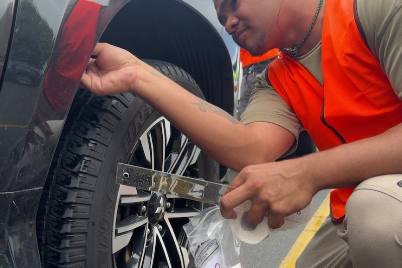 Cars sampled for mud carrying invasive pests to K'gari (Fraser Island)