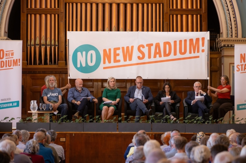 Poll reveals Hobart's Macquarie Point stadium unpopular in Liberal Party heartland