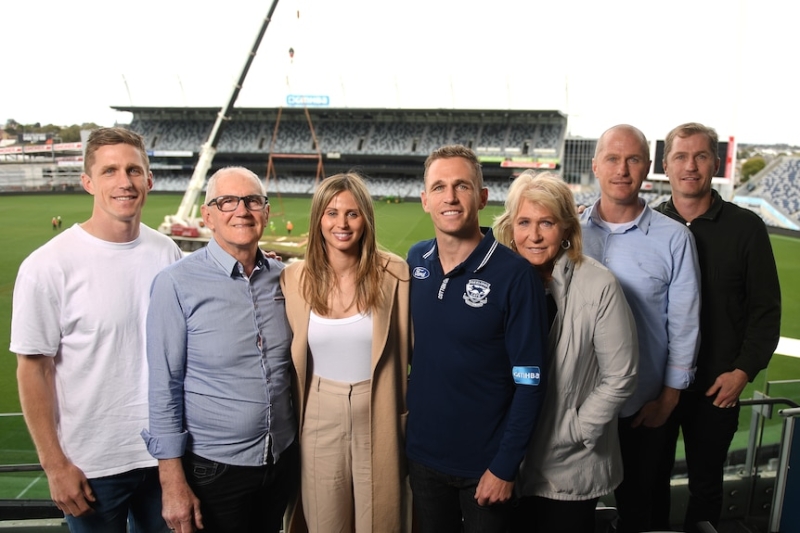 Selwood brothers show courage in the face of tragedy to honour their brother Troy at emotional memorial