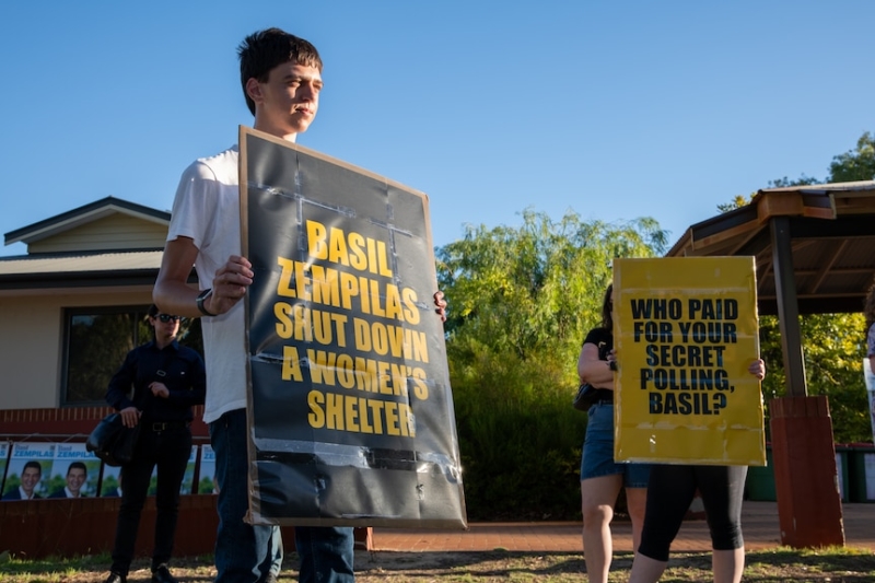 Why is Labor giving oxygen to the Liberals' Churchlands candidate Basil Zempilas ahead of the WA election?