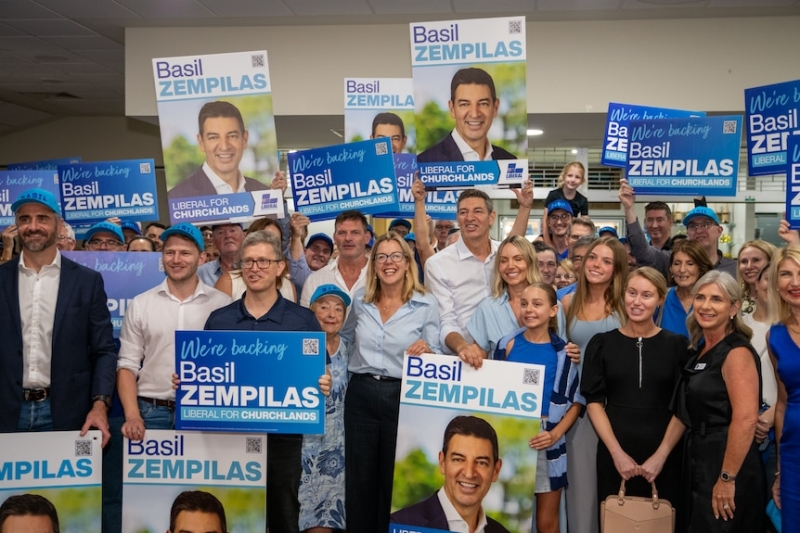 Why is Labor giving oxygen to the Liberals' Churchlands candidate Basil Zempilas ahead of the WA election?