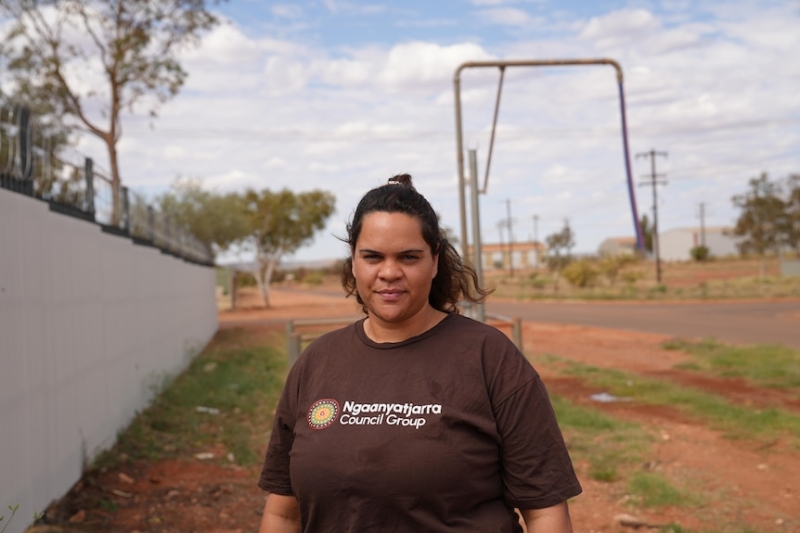 Banks have left Leonora but one woman is trying to help those in need