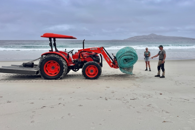 Ghost net found on Western Australia's south coast as campaigners demand more action