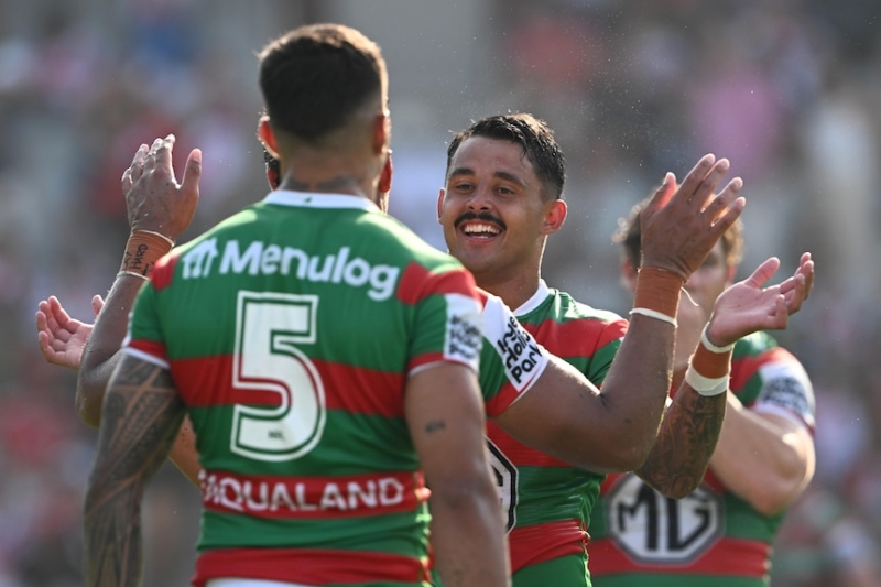 NRL updates: Rabbitohs sneak past Dragons, Sharks smash Cowboys, Raiders account for Broncos