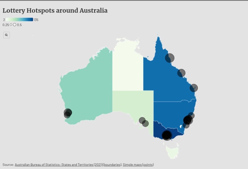 “273 new millionaries”: Where are Australia’s lottery hotspots