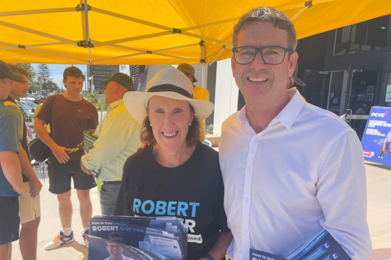 Liberals claim victory in Port Macquarie in by-election as Robert Dwyer maintains lead